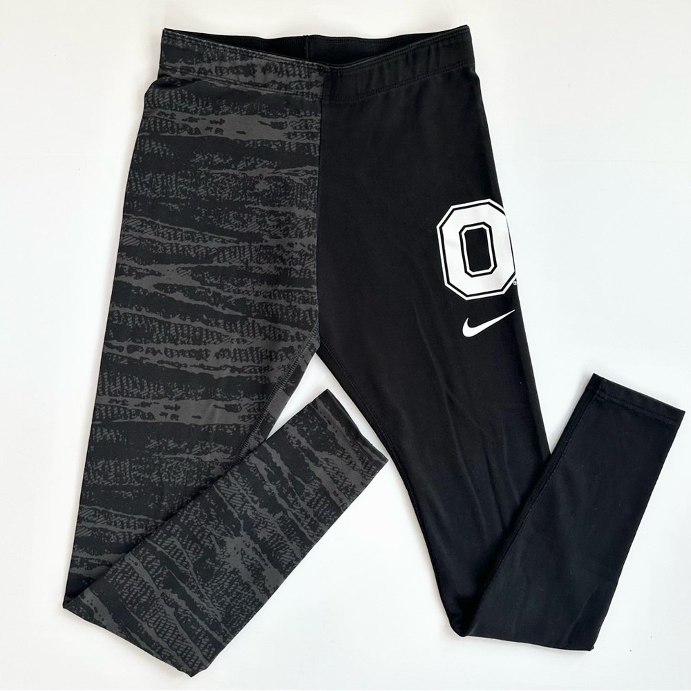 Nike Women’s Black & Gray Leggings/Tights, #0, Small